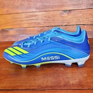 Adidas F50 Messi Pro Soccer Cleats FG Men 10 Blue JQ7953 New